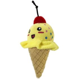 Petsport Tiny Tots Foodies Ice Cream Plush Toy Assorted Colors - 1 count