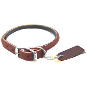 Circle T Latigo Leather Round Collar - 18" Long x 3/4" Wide