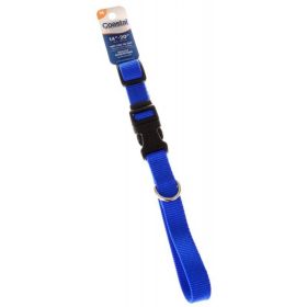 Tuff Collar Nylon Adjustable Collar - Blue - 14"-20" Long x 5/8" Wide