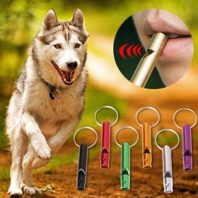 Dog Training Whistle Portable Flute Aluminum Alloy Pet Shop Dog Acessorios