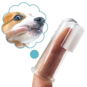 Super Soft Pet Finger Toothbrush Teddy Dog Brush