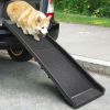 Portable Foldable Dog Ramp Climbing Ladder - Black XH