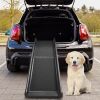 Portable Foldable Dog Ramp Climbing Ladder - Black XH