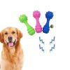 Pet Vocal Toy Dog Molar Rod Interactive Training Cat Dog Toy TPR Environmentally Friendly Bite Resistant Pet Accessories