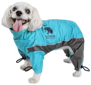 Touchdog Quantum-Ice Full-Bodied Adjustable 3M Reflective Dog Jacket Blackshark Technology (size: X-Small)