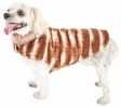 Dog Life Luxe 'Tira-Poochoo' Tiramisu Patterned Mink Coat Jacket