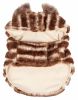 Dog Life Luxe 'Tira-Poochoo' Tiramisu Patterned Mink Coat Jacket