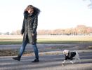 Metallic Fashion Dog Parka Coat