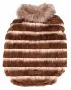 Dog Life Luxe 'Tira-Poochoo' Tiramisu Patterned Mink Coat Jacket